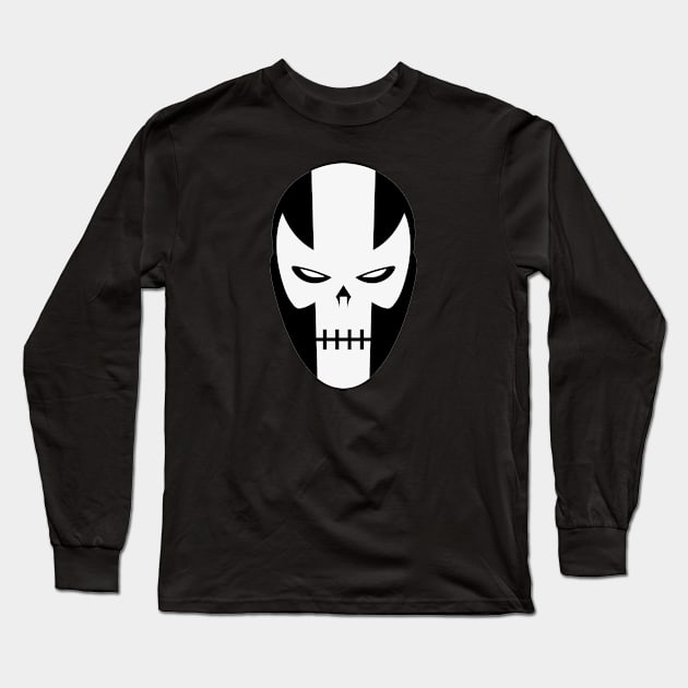 Crossbones Mask Long Sleeve T-Shirt by Minimalist Heroes